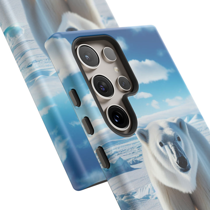 Polar Bear Tough Phone Case - Durable Protector with Arctic Design
