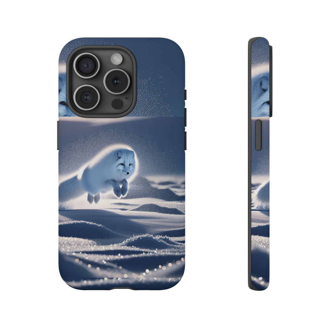 Cute Arctic Fox Phone Case – Tough Protective Cover for Animal Lovers