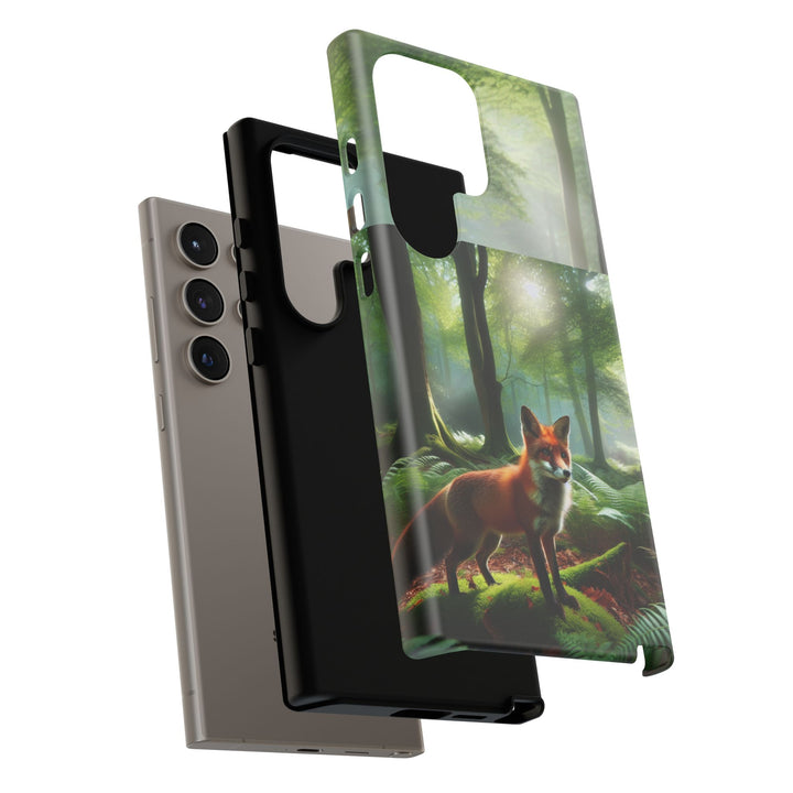 Nature-Inspired Tough Case with Fox Design