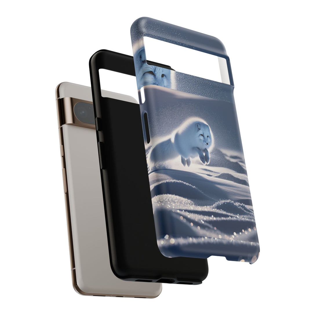 Cute Arctic Fox Phone Case – Tough Protective Cover for Animal Lovers