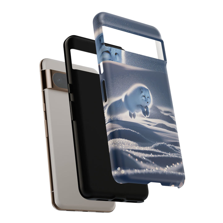 Cute Arctic Fox Phone Case – Tough Protective Cover for Animal Lovers