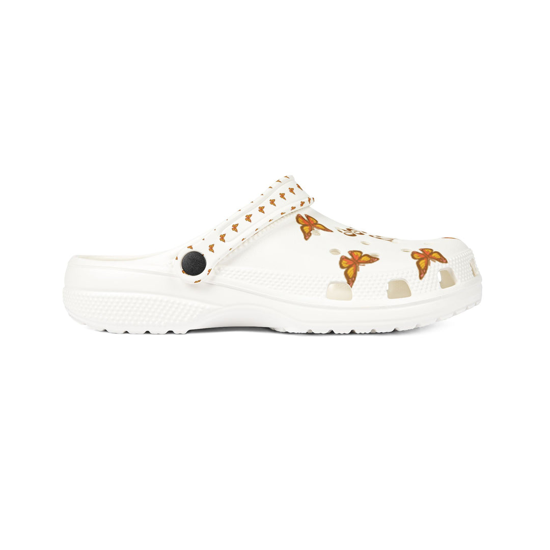 Fly Free EVA Foam Clogs - Butterflies Design for Comfortable Everyday Wear