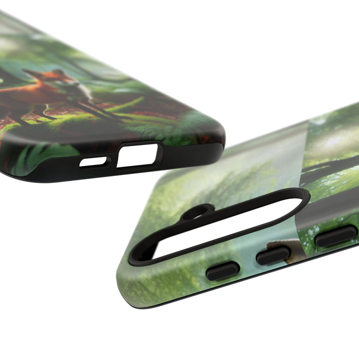 Nature-Inspired Tough Case with Fox Design
