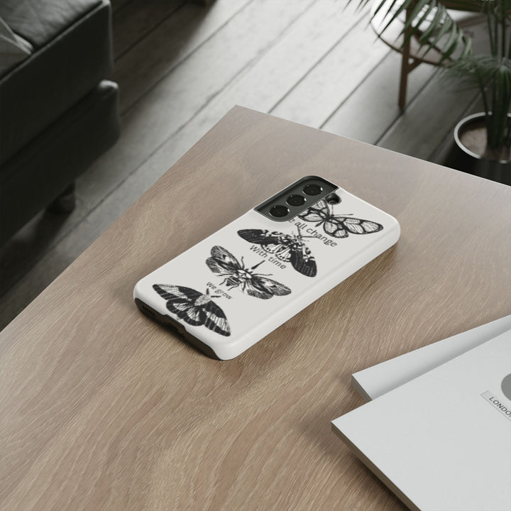 Inspirational Phone Case - We All Change With Time - Tough Cases for Nature Lovers