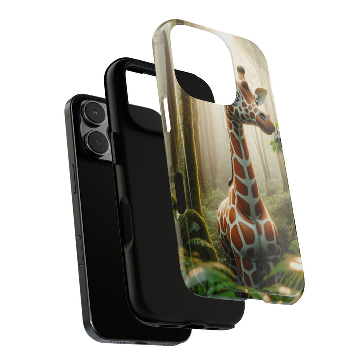 Giraffe Tough Phone Case - Cute Animal Design for Nature Lovers