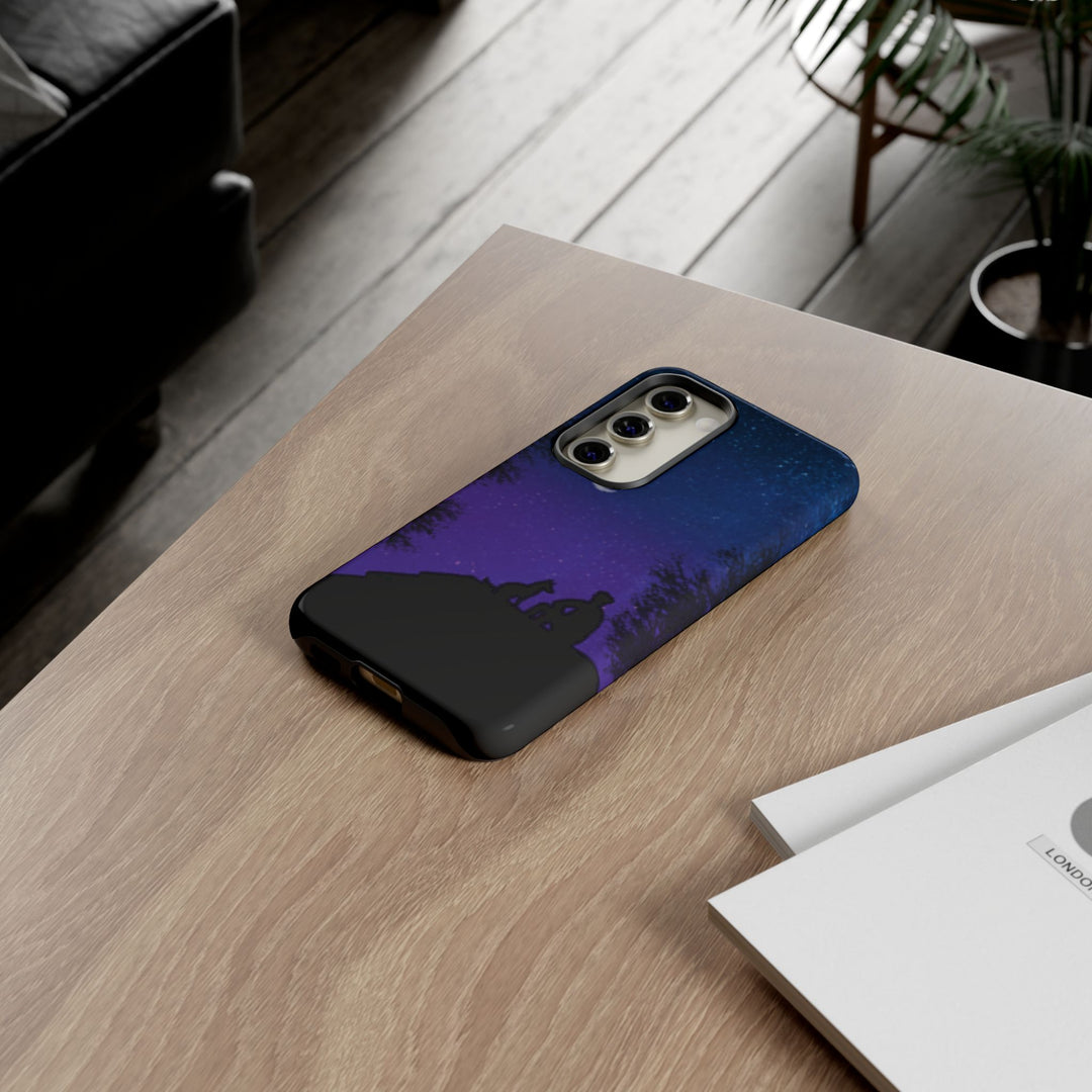 Starry Night Phone Case for Dog Lovers