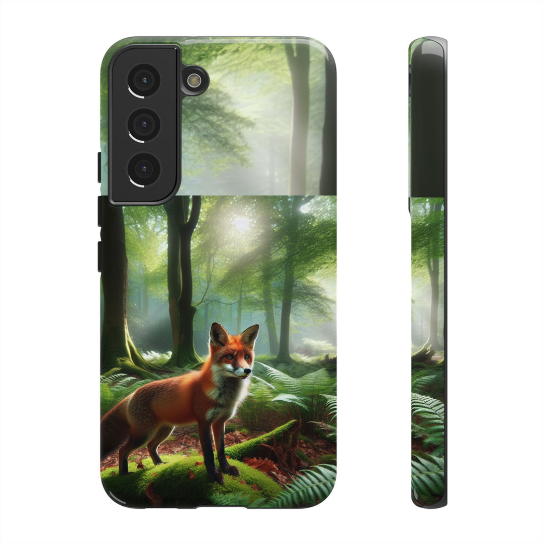 Nature-Inspired Tough Case with Fox Design