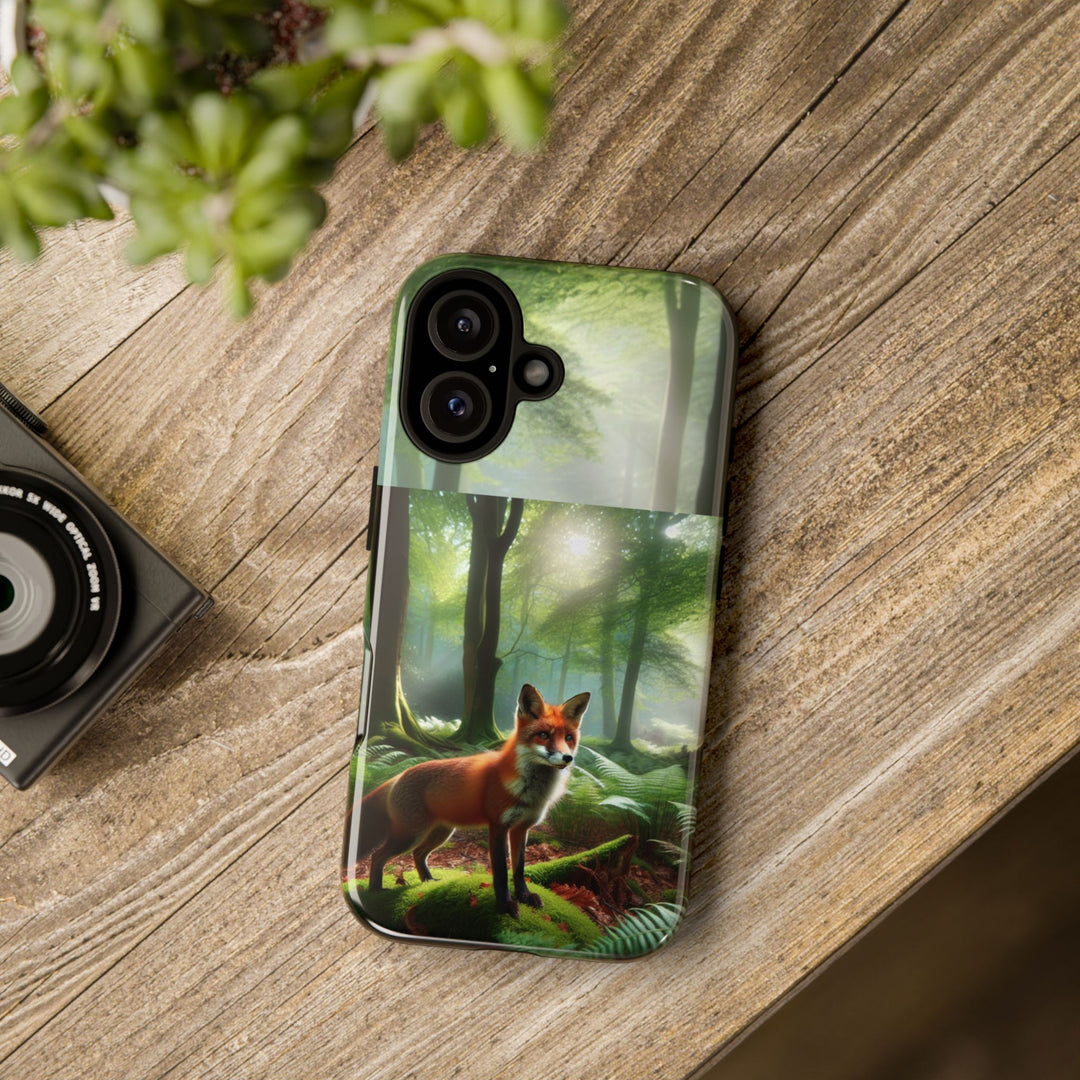 Nature-Inspired Tough Case with Fox Design