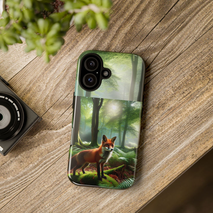 Nature-Inspired Tough Case with Fox Design