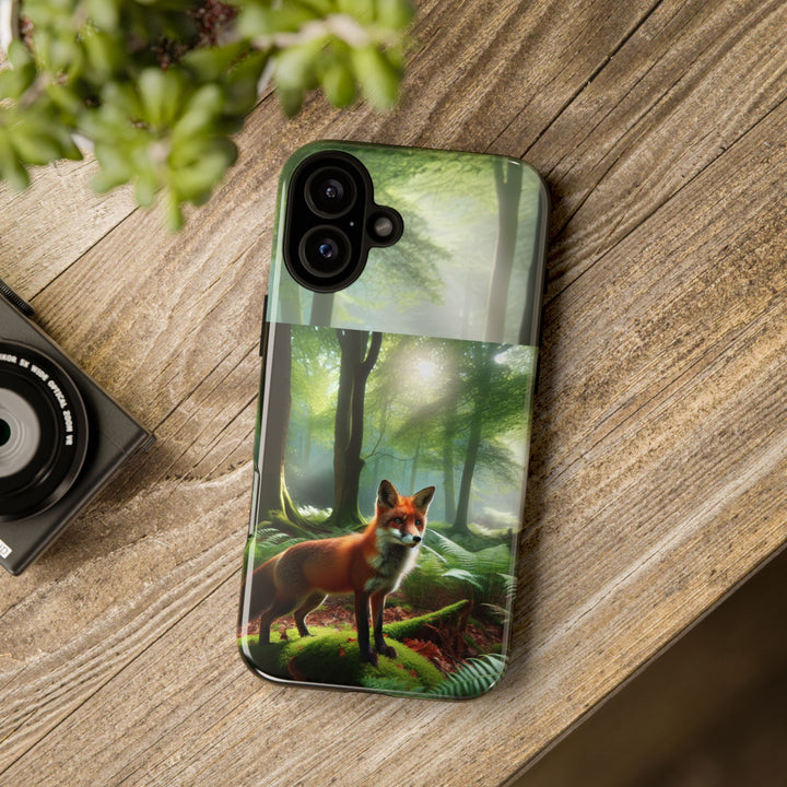 Nature-Inspired Tough Case with Fox Design