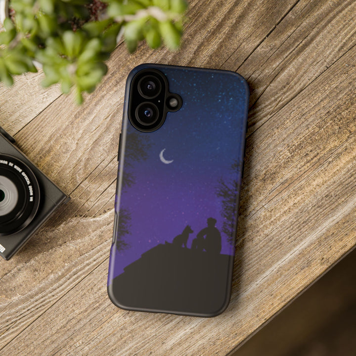 Starry Night Phone Case for Dog Lovers