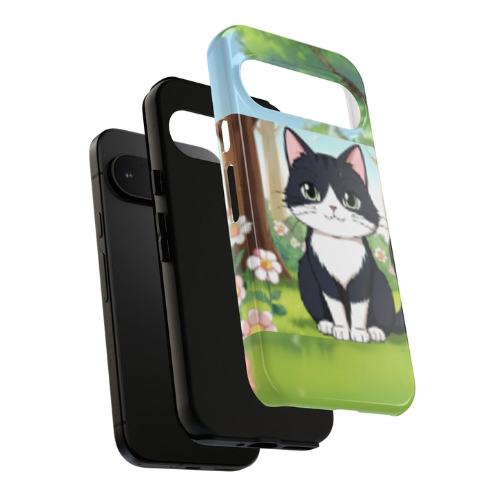 Cute Ai Cat Phone Case - Tough Cases for Animal Lovers