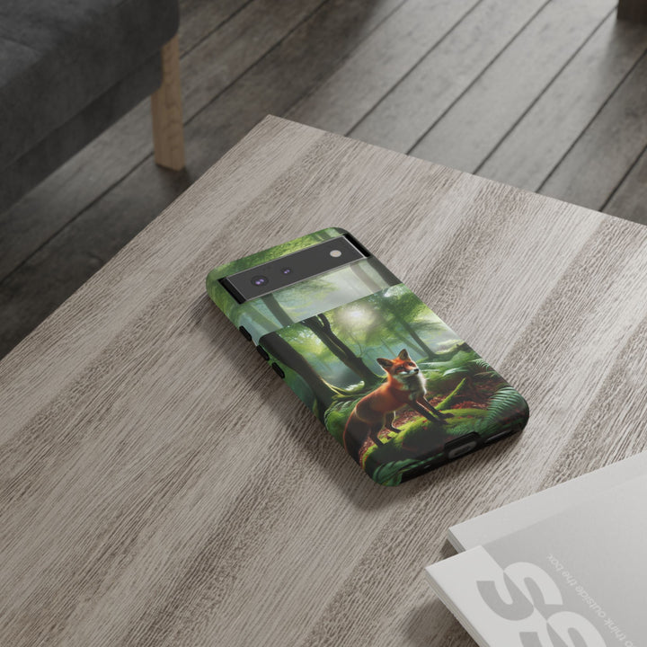 Nature-Inspired Tough Case with Fox Design