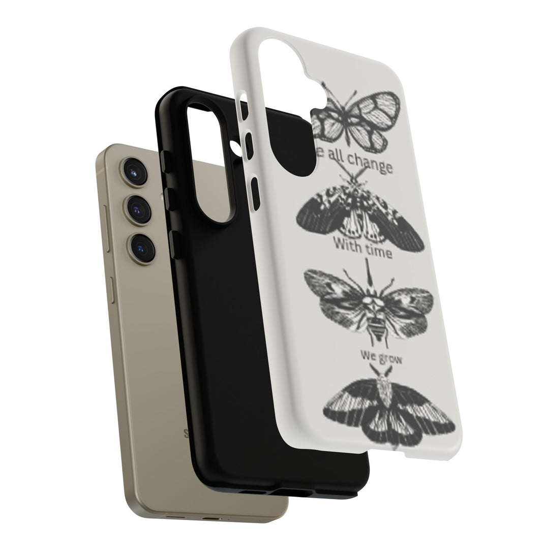 Inspirational Phone Case - We All Change With Time - Tough Cases for Nature Lovers