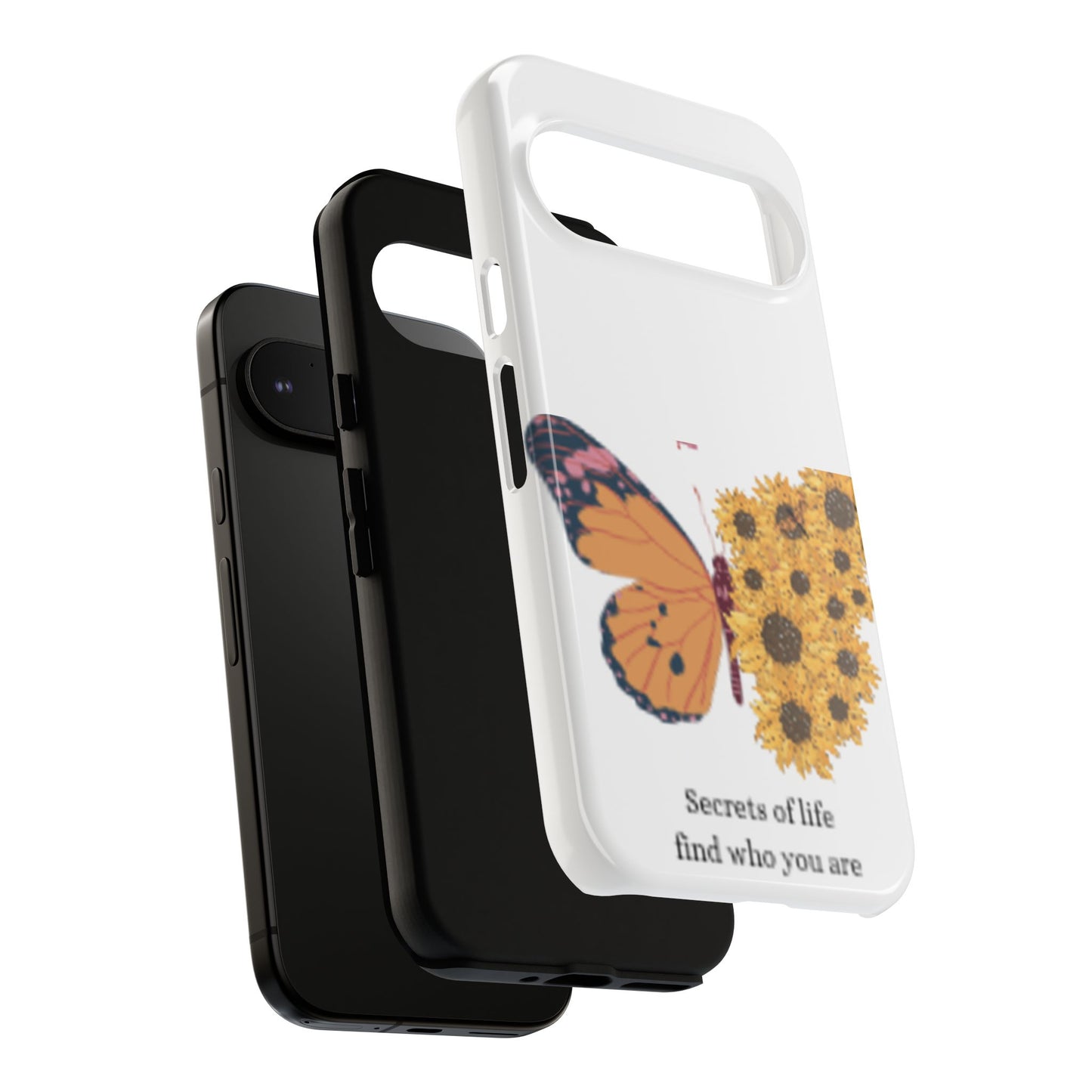 Butterfly & Sunflower Phone Case - "Secrets of Life" Design