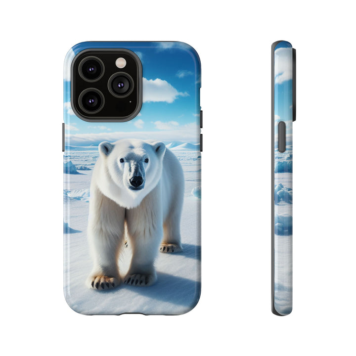 Polar Bear Tough Phone Case - Durable Protector with Arctic Design