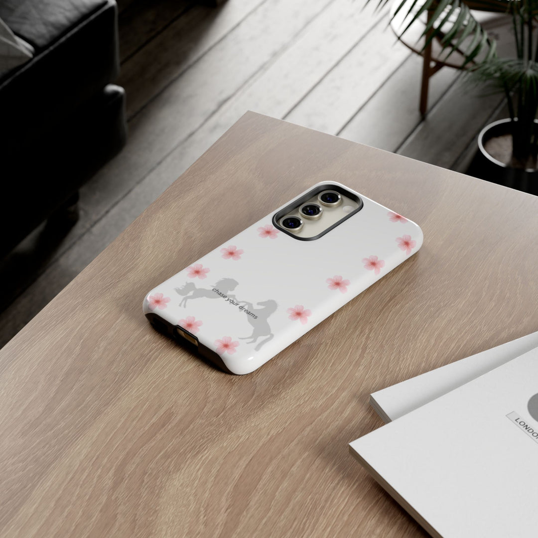 Chase Your Dreams Floral Phone Case