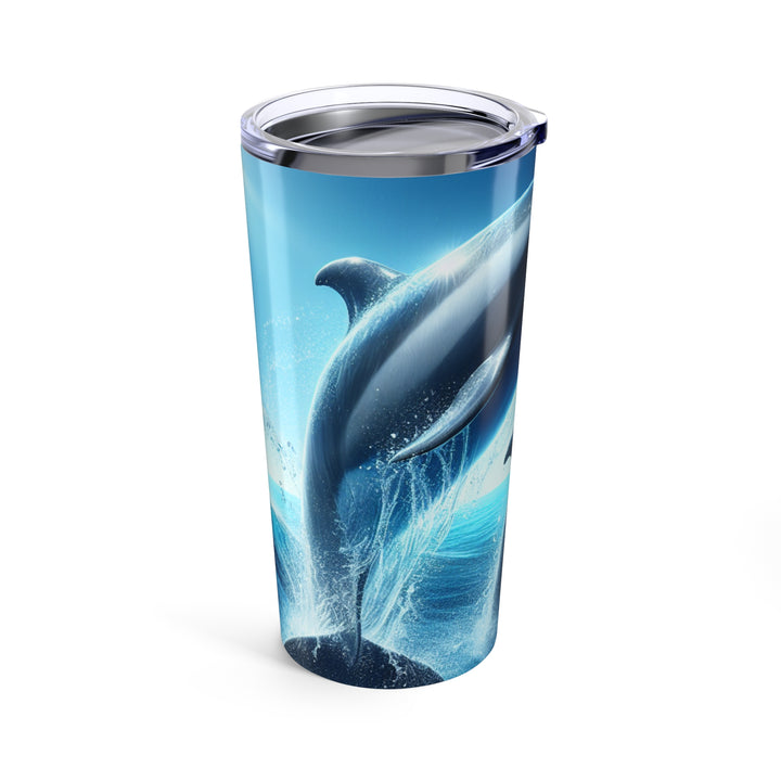 Ocean-Inspired Dolphin 20oz Tumbler - Perfect for Beach Lovers & Gifts