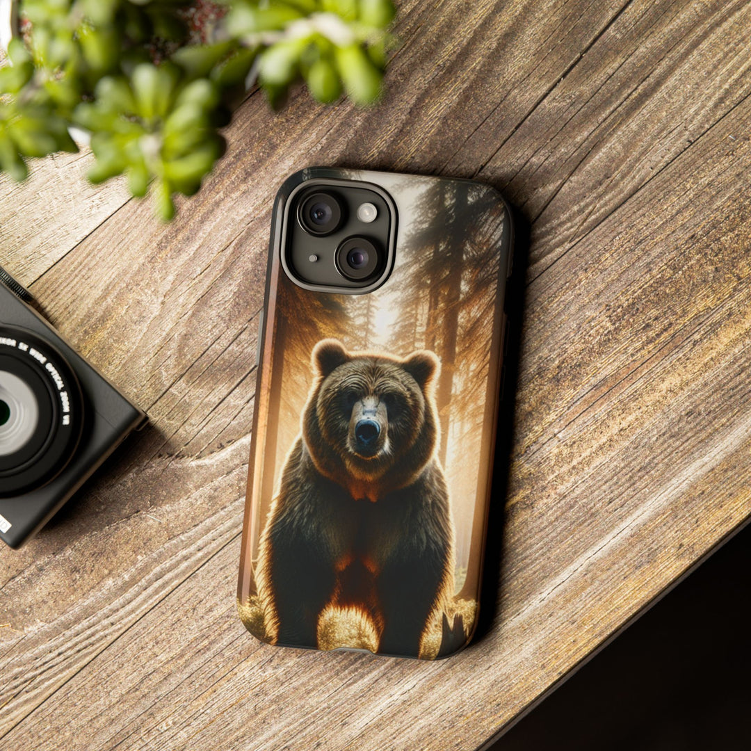Wildlife Phone Case - Tough Cases with Bear Design, Nature Lover Gift, Animal-Themed Accessories, Eco-Friendly Tech Protection