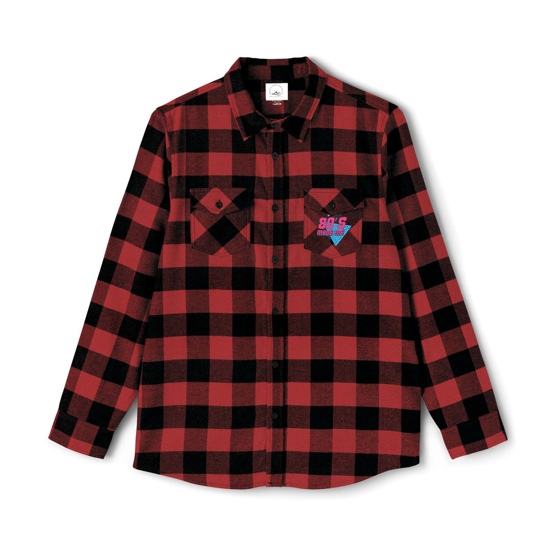 80s Inspired Unisex Flannel Shirt - Retro Cozy Casual Wear