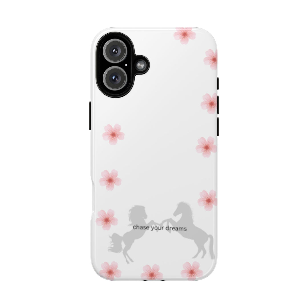 Chase Your Dreams Floral Phone Case