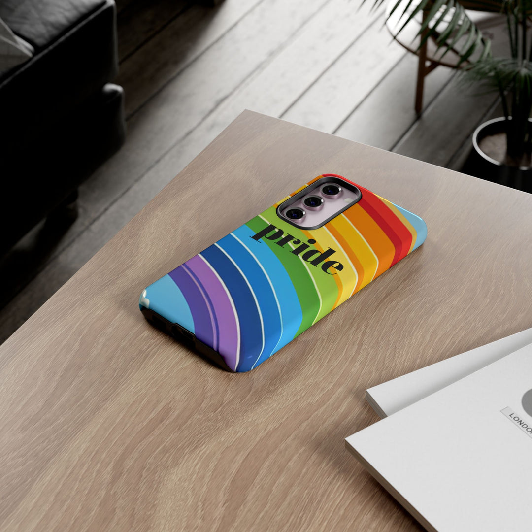 Pride Phone Case - Rainbow Gradient, LGBTQ+ Accessory, Colorful Phone Cover, Unique Gift for Pride Month, Phone Protection