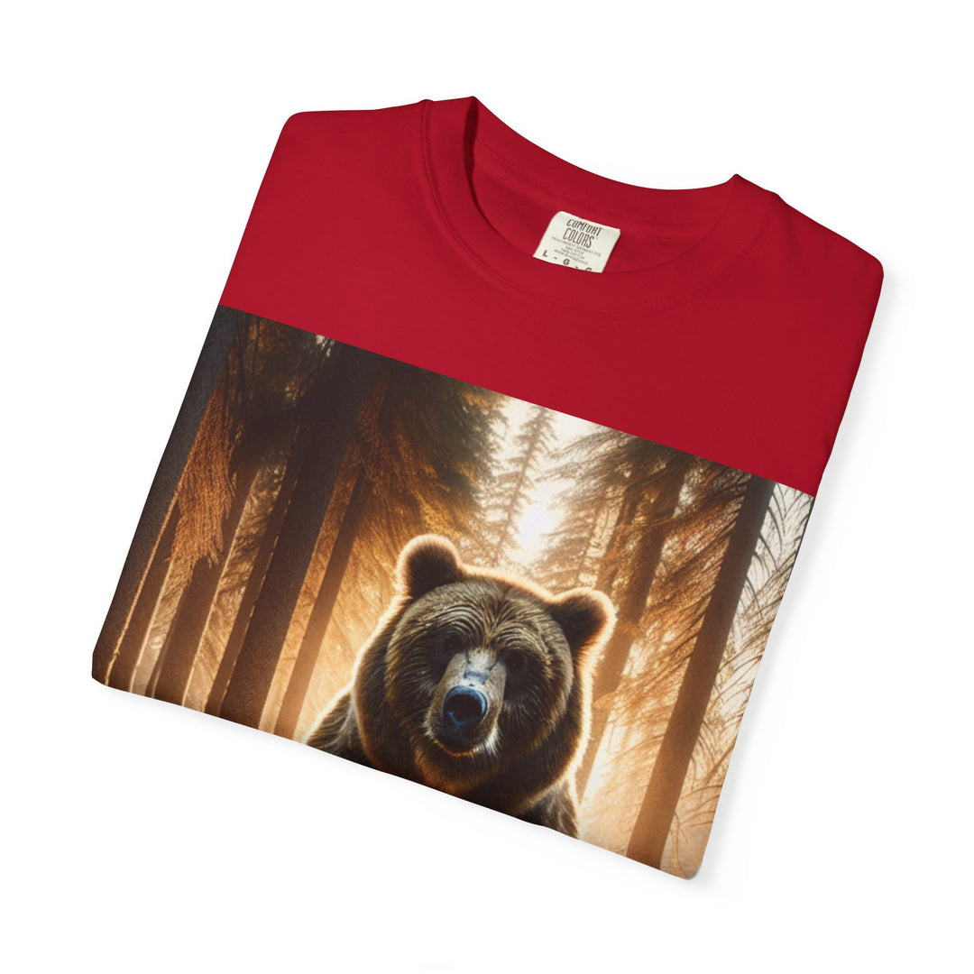 Nature-Inspired Bear Graphic Unisex T-Shirt