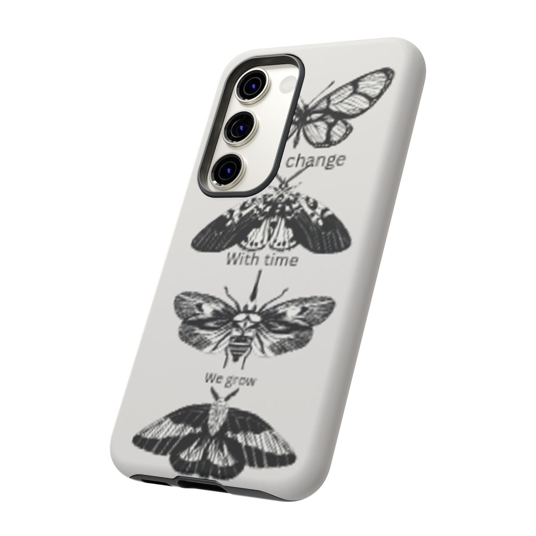 Inspirational Phone Case - We All Change With Time - Tough Cases for Nature Lovers