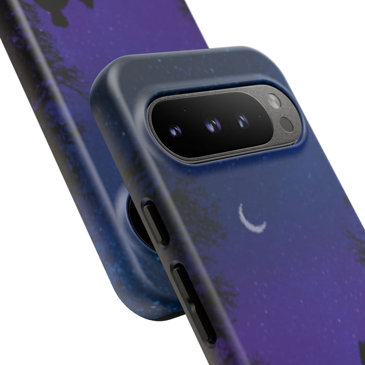 Starry Night Phone Case for Dog Lovers