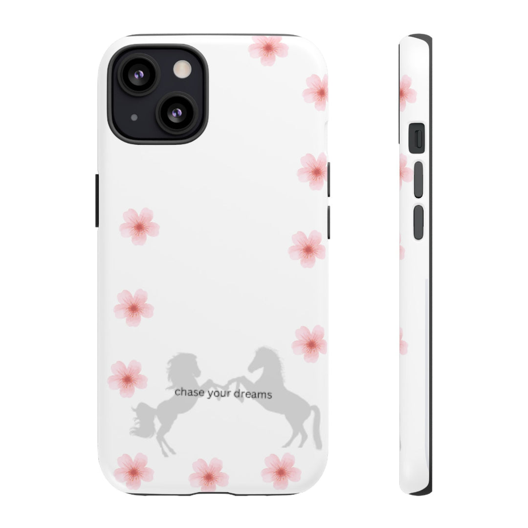 Chase Your Dreams Floral Phone Case