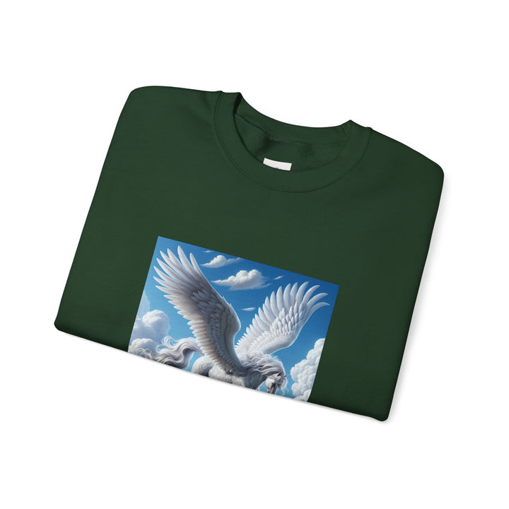Mythical Pegasus Crewneck Sweatshirt, Cozy Unicorn Gift, Fantasy Apparel, Perfect for Fall, Unique Unisex Sweatshirt