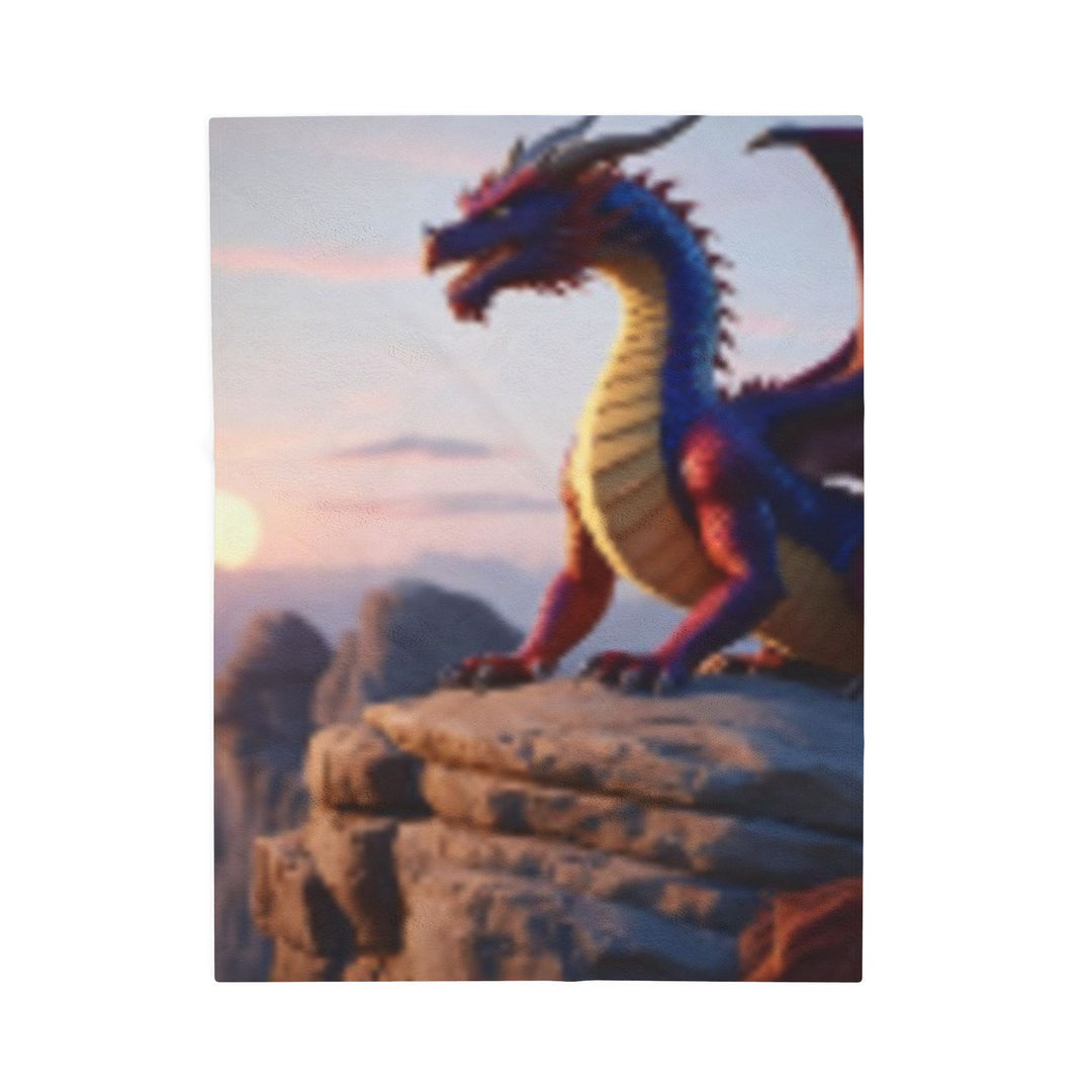 Velveteen Plush Blanket, dragon