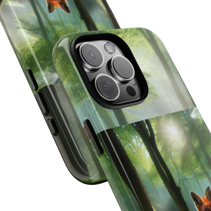 Nature-Inspired Tough Case with Fox Design