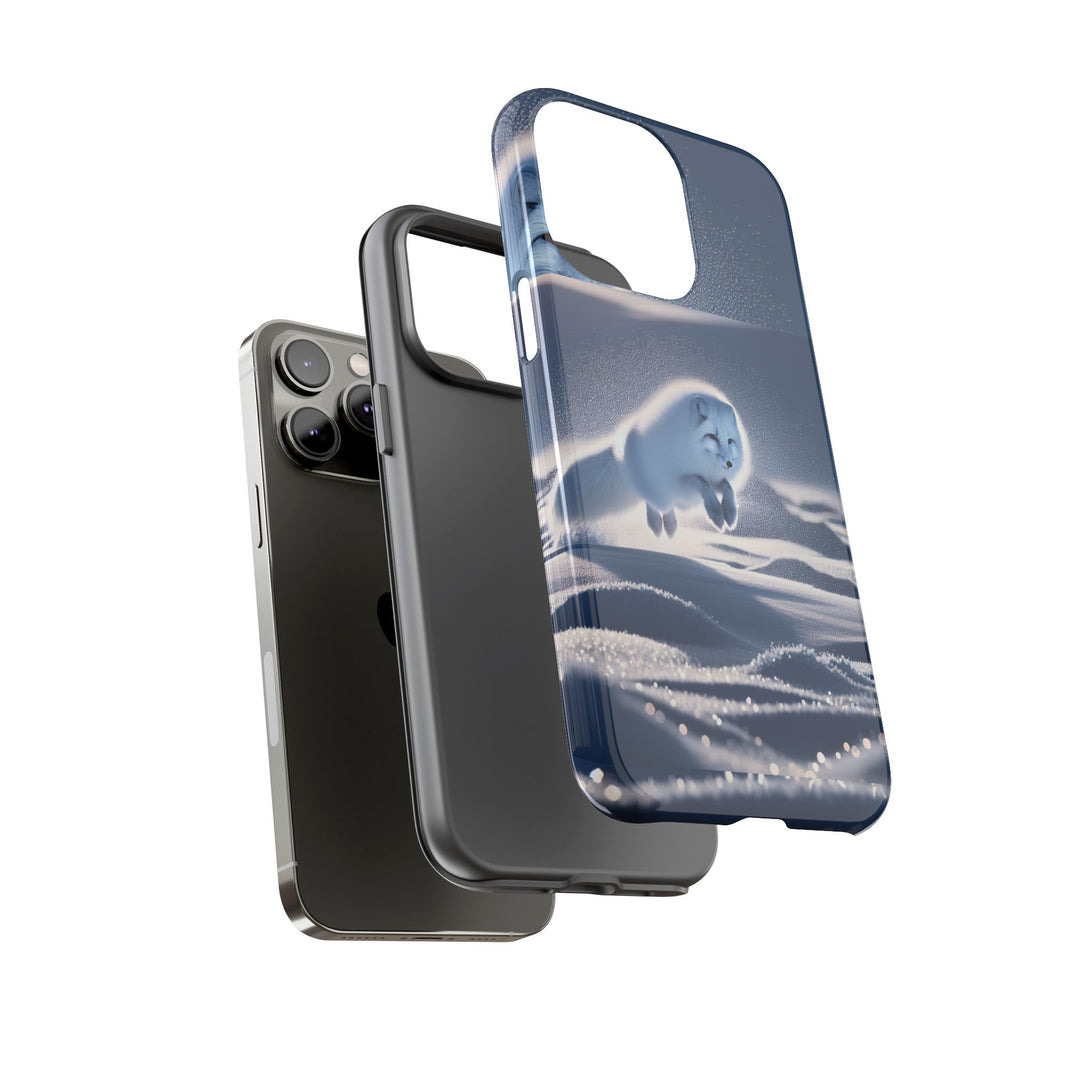 Cute Arctic Fox Phone Case – Tough Protective Cover for Animal Lovers