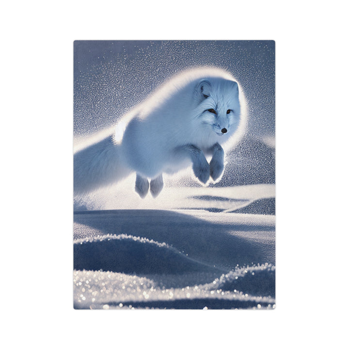 artic fox Velveteen Microfiber Blanket