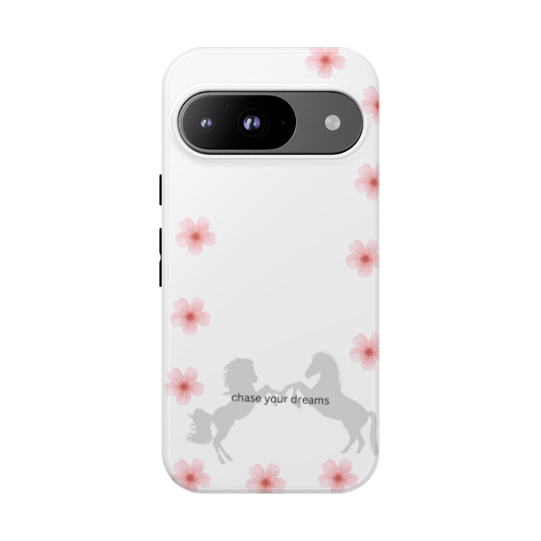 Chase Your Dreams Floral Phone Case