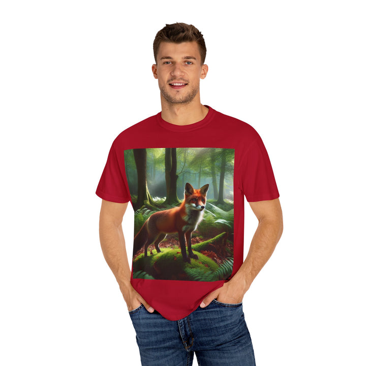 Forest Fox Unisex Garment-Dyed T-Shirt