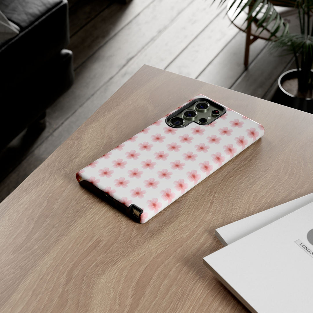 Cherry Blossom Tough Phone Case - Floral Design for Spring & Summer