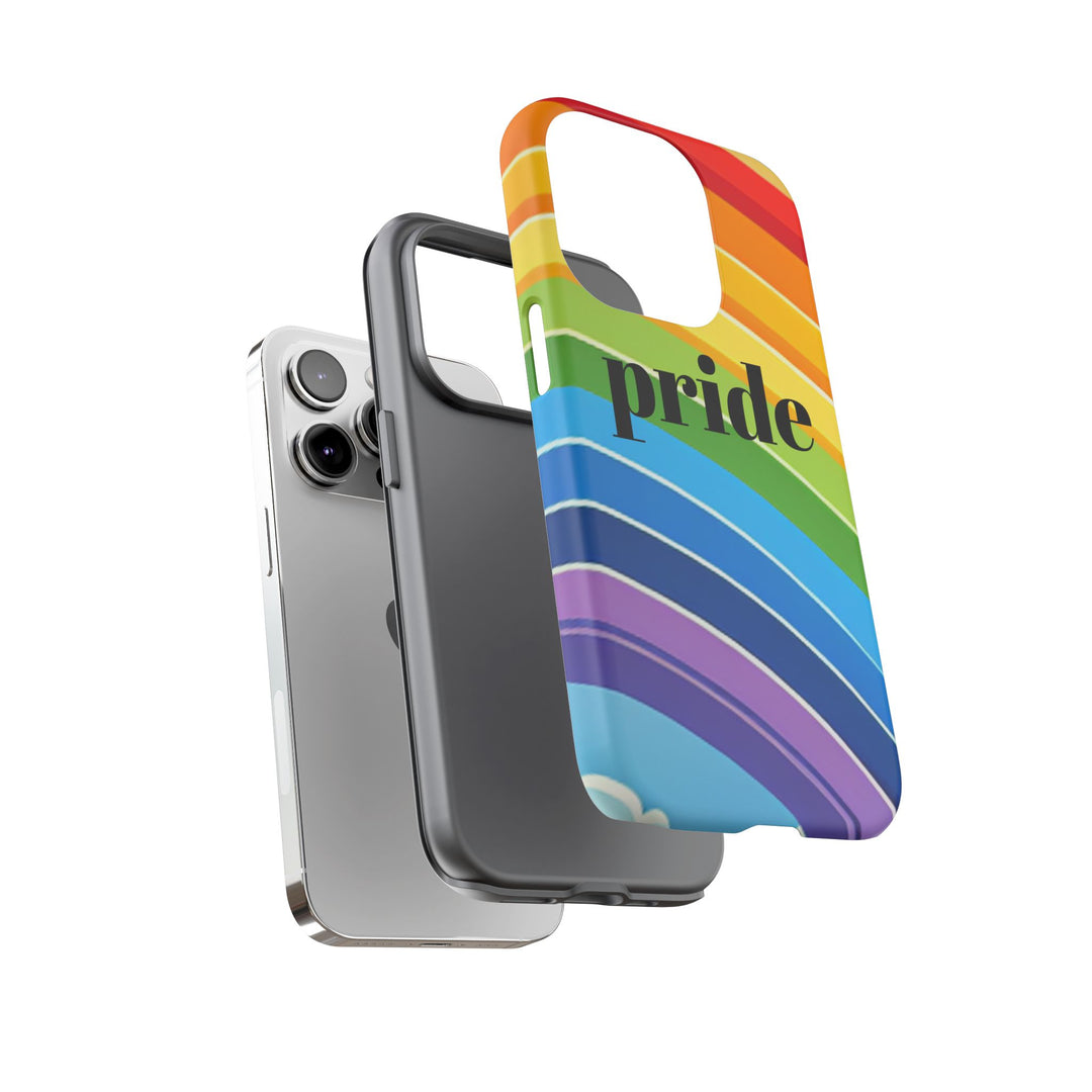 Pride Phone Case - Rainbow Gradient, LGBTQ+ Accessory, Colorful Phone Cover, Unique Gift for Pride Month, Phone Protection