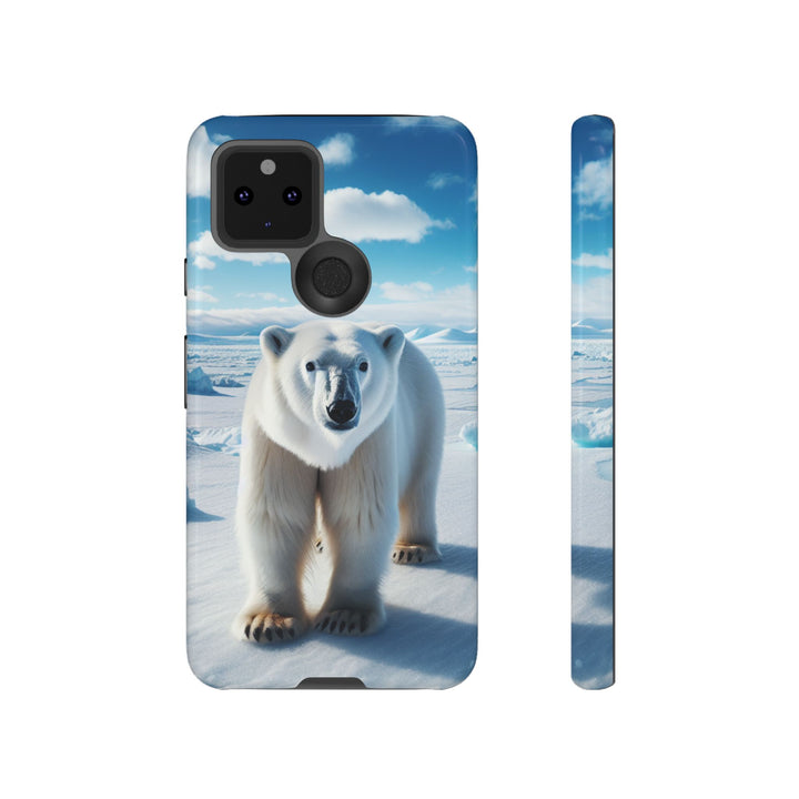 Polar Bear Tough Phone Case - Durable Protector with Arctic Design