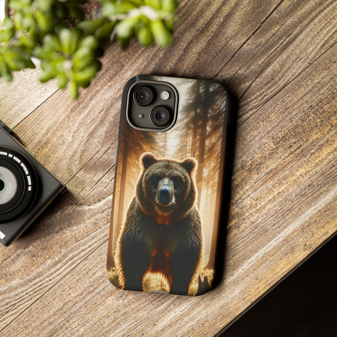 Wildlife Phone Case - Tough Cases with Bear Design, Nature Lover Gift, Animal-Themed Accessories, Eco-Friendly Tech Protection