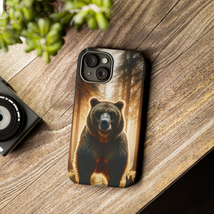 Wildlife Phone Case - Tough Cases with Bear Design, Nature Lover Gift, Animal-Themed Accessories, Eco-Friendly Tech Protection