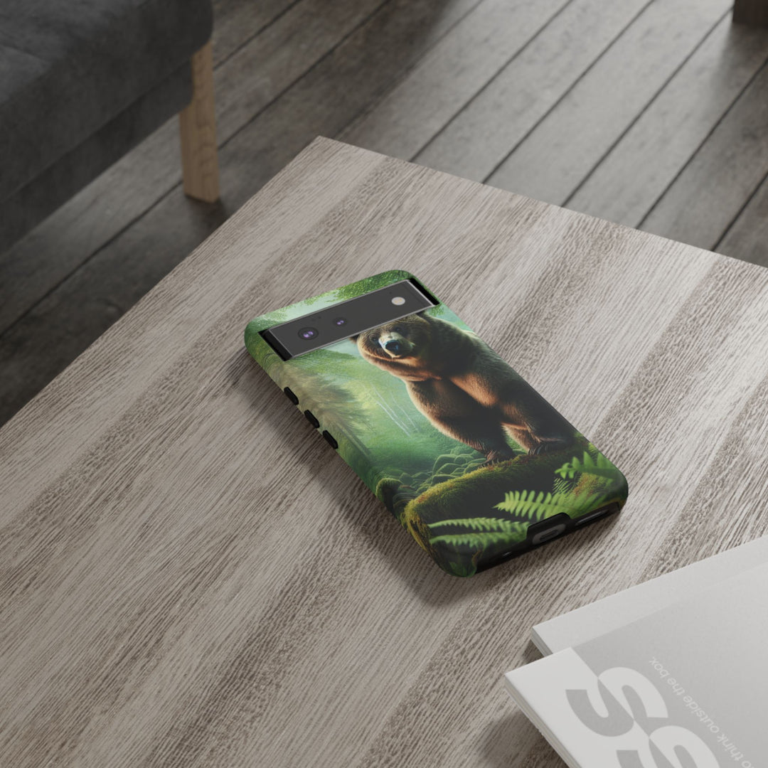 Wildlife Phone Case - Tough Bear Design for Nature Lovers