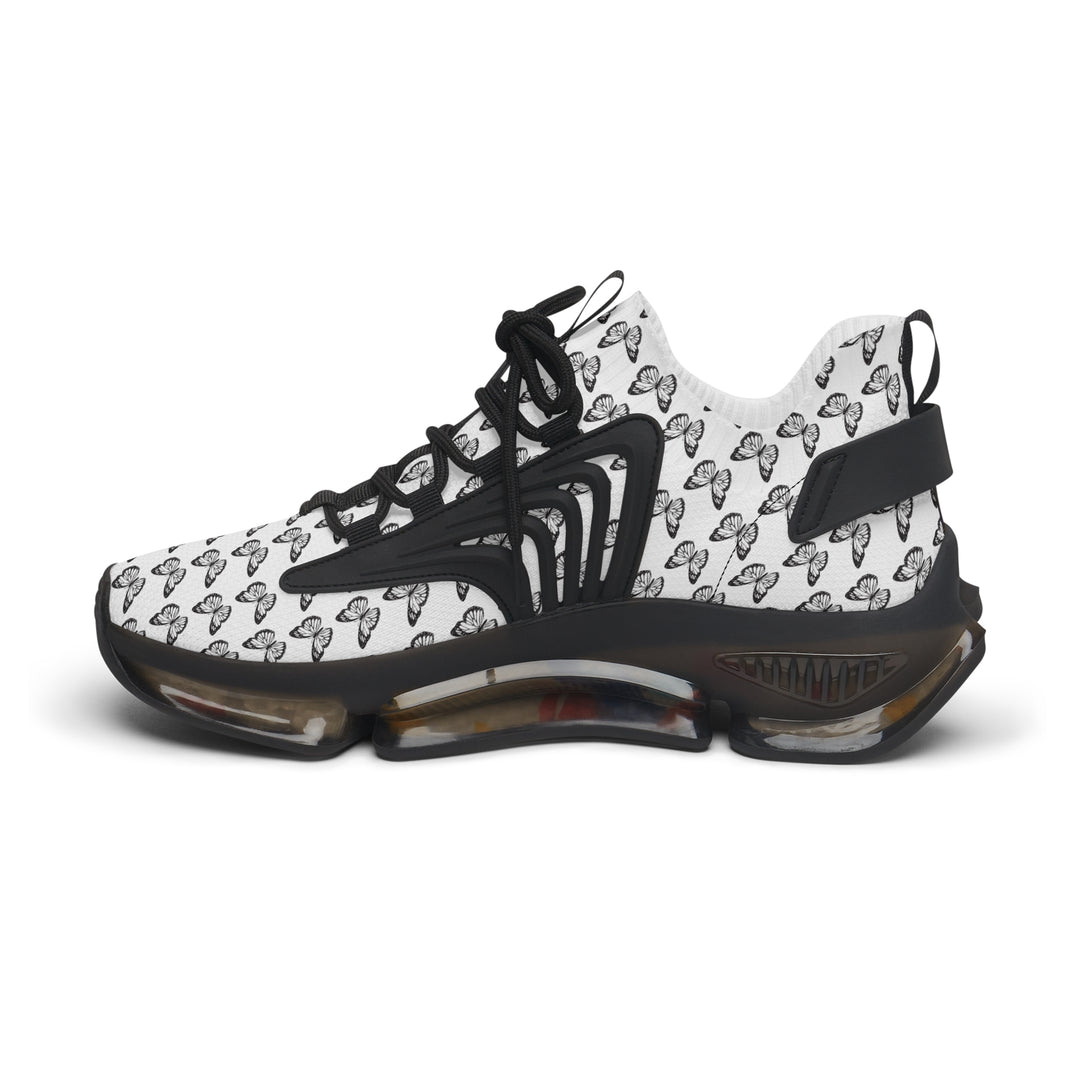 Butterfly Pattern Women's Mesh Sneakers - Lightweight and Stylish Athletic Shoes