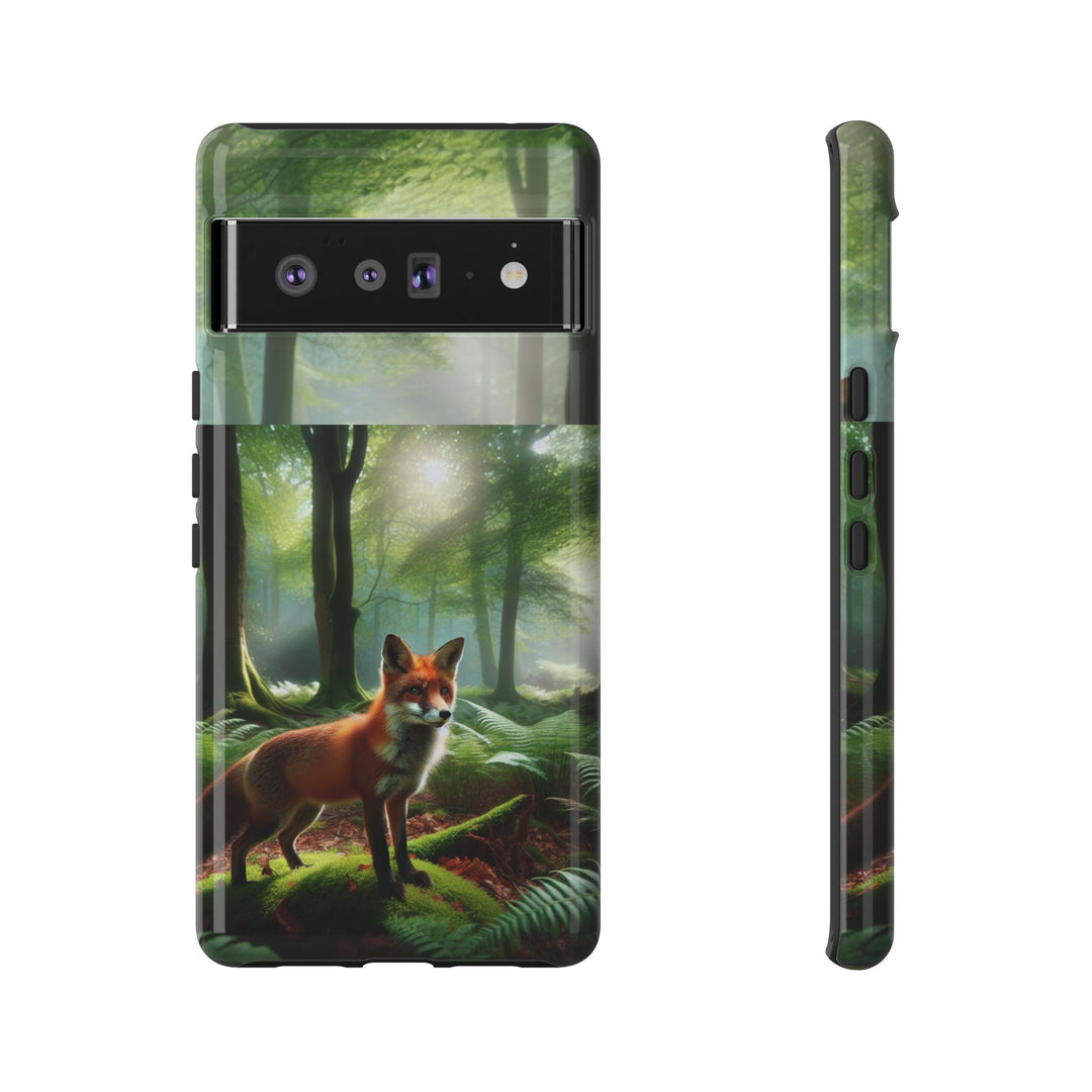 Nature-Inspired Tough Case with Fox Design