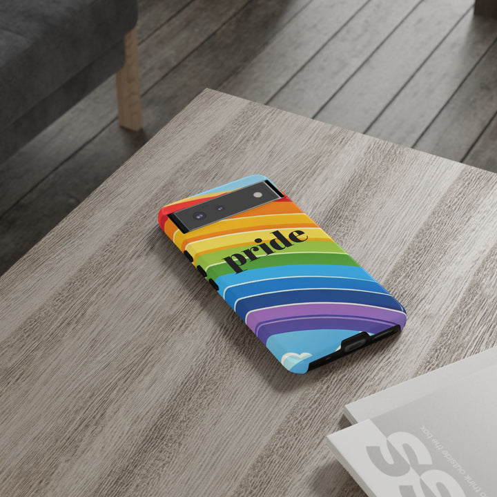 Pride Phone Case - Rainbow Gradient, LGBTQ+ Accessory, Colorful Phone Cover, Unique Gift for Pride Month, Phone Protection