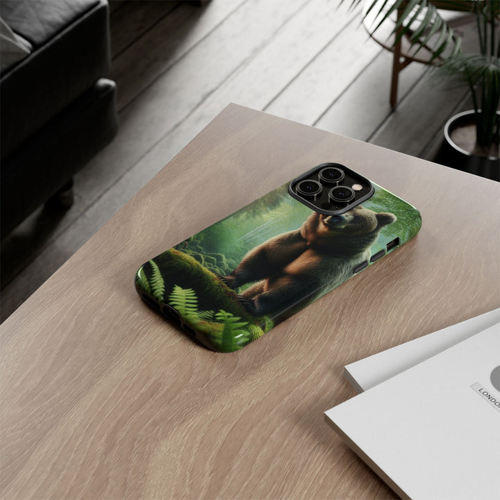 Wildlife Phone Case - Tough Bear Design for Nature Lovers