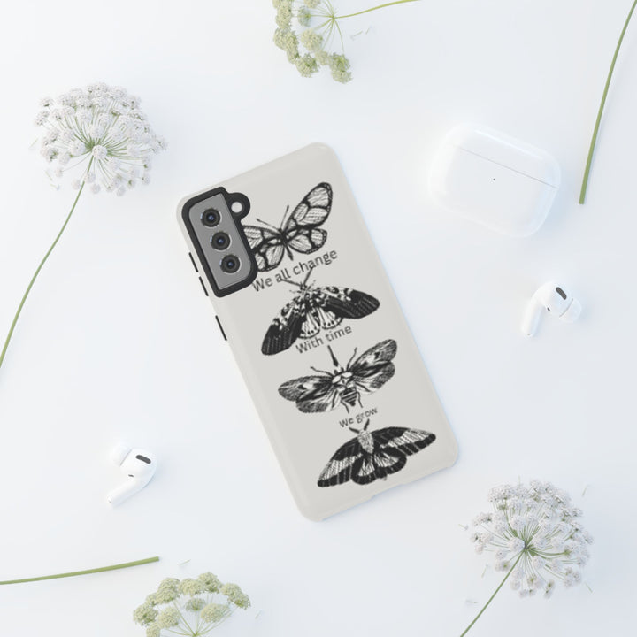 Inspirational Phone Case - We All Change With Time - Tough Cases for Nature Lovers