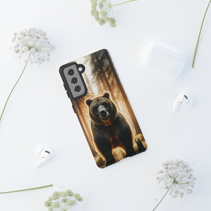 Wildlife Phone Case - Tough Cases with Bear Design, Nature Lover Gift, Animal-Themed Accessories, Eco-Friendly Tech Protection