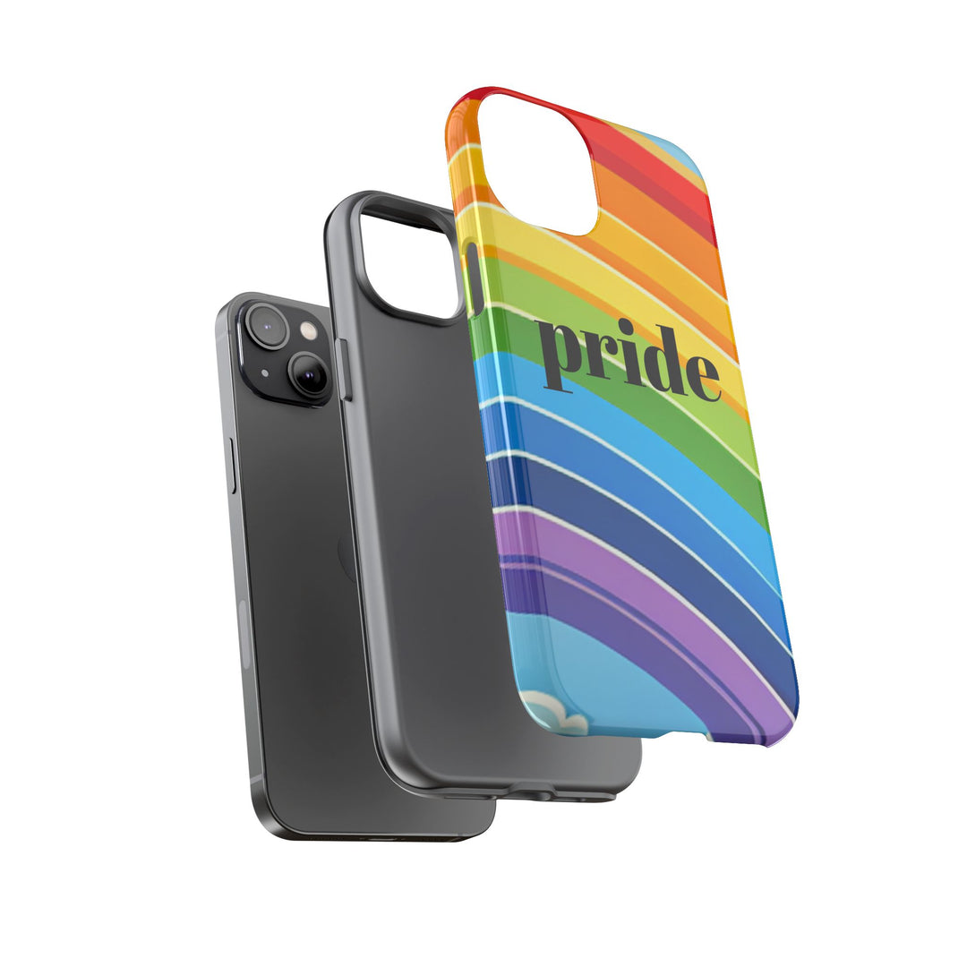 Pride Phone Case - Rainbow Gradient, LGBTQ+ Accessory, Colorful Phone Cover, Unique Gift for Pride Month, Phone Protection